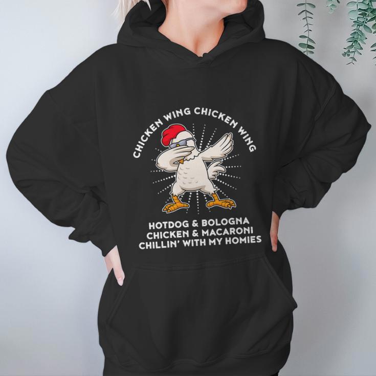 Chicken Wing Chicken Wing Song Lyric Hot Dog Bologna Women Hoodie Gifts for Her