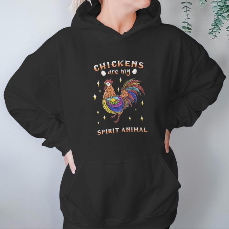 Chickens Are My Spirit Animal Farm Love Egg Women Hoodie Gifts for Her