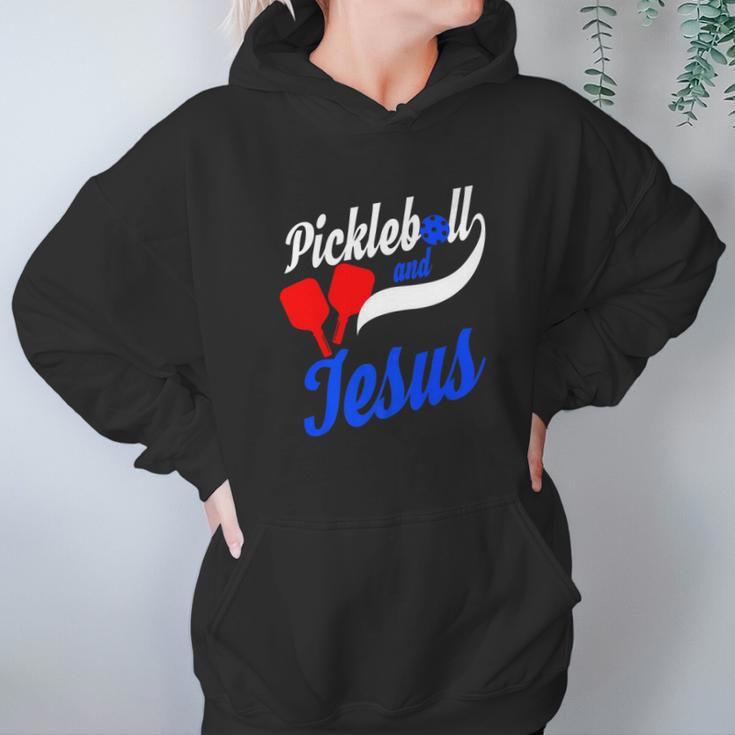 Christian Pickleball Jesus Funny Player Gift Dink Women Hoodie Gifts for Her