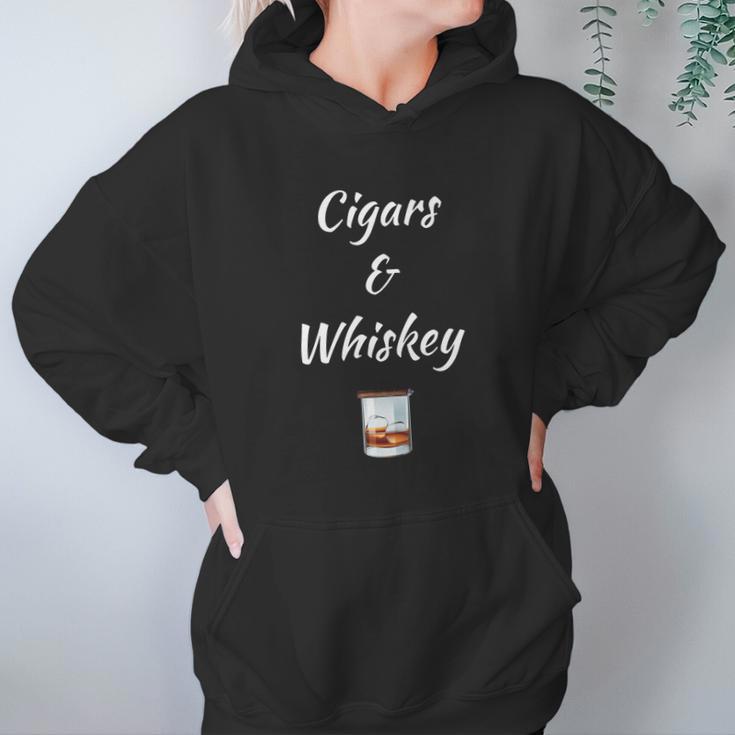 Cigars &Ampamp Whiskey Women Hoodie Gifts for Her