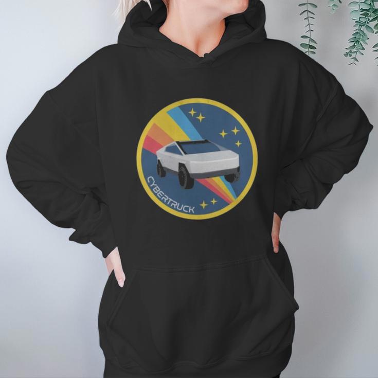 Cybertruck Mission Patch Women Hoodie Gifts for Her