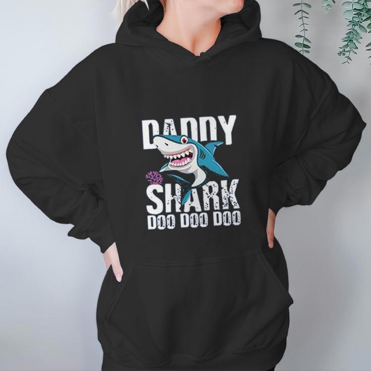 Daddy Shark Doo Best Christmas Gifts For Dad Women Hoodie Gifts for Her