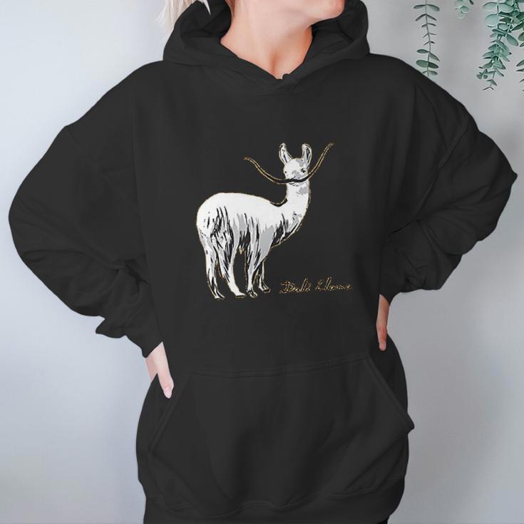 Dali Llama Unisex For The Pun Lover Women Hoodie Gifts for Her