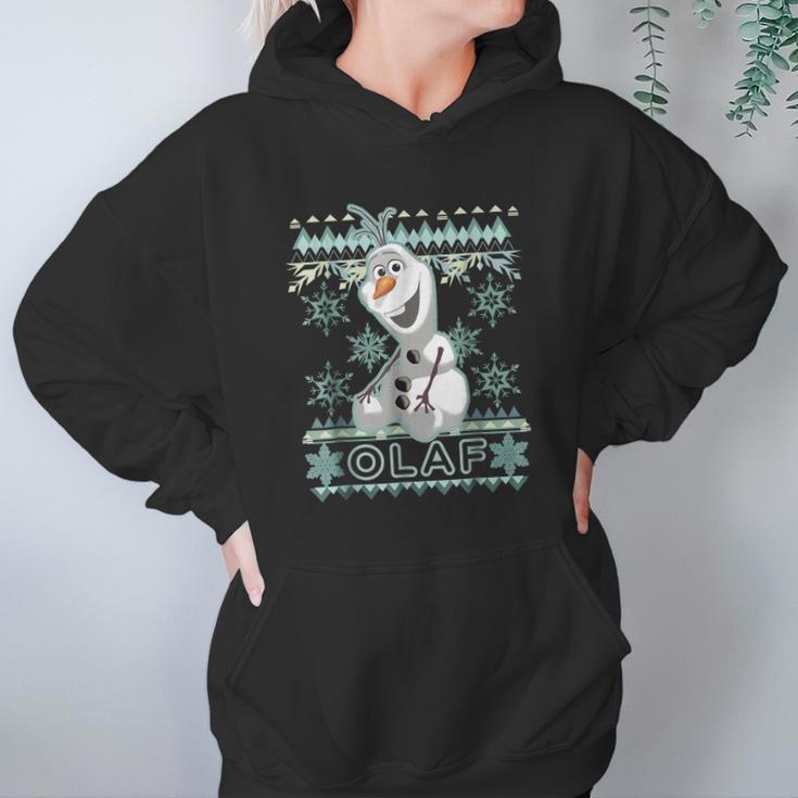 Disney Frozen Olaf Ugly Christmas Sweater Graphic T-Shirt Women Hoodie Gifts for Her