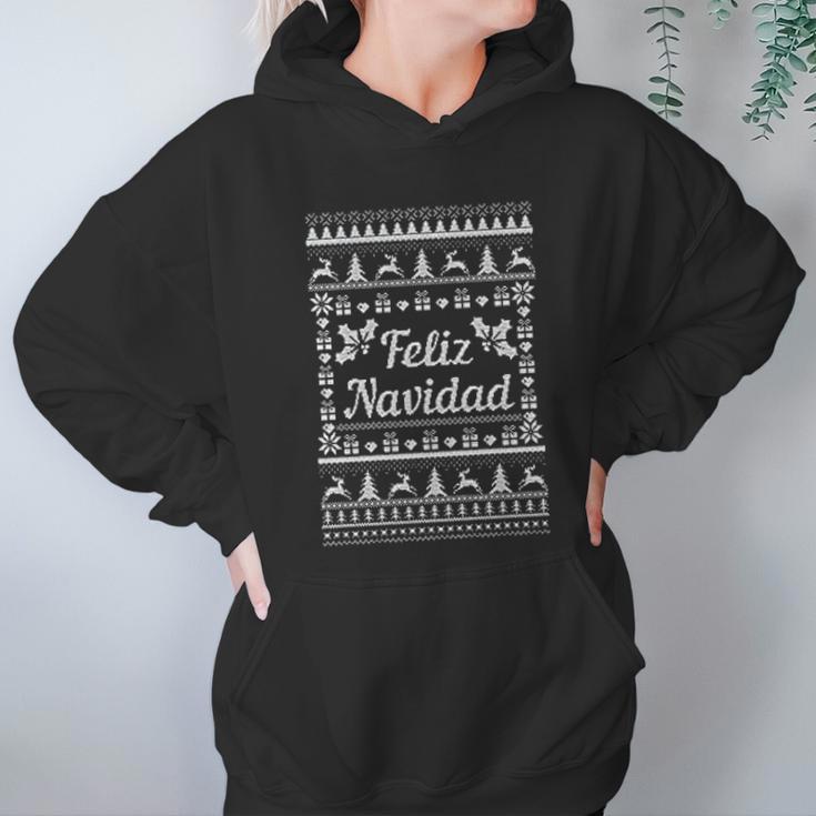 Feliz Navidad Merry Christmas Women Hoodie Gifts for Her