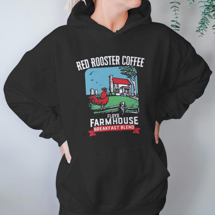 Floyd Farmhouse Red Rooster Coffee Women Hoodie Gifts for Her