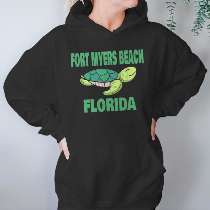 Fort Myers Beach Florida Sea Turtle Themed Women Hoodie Gifts for Her