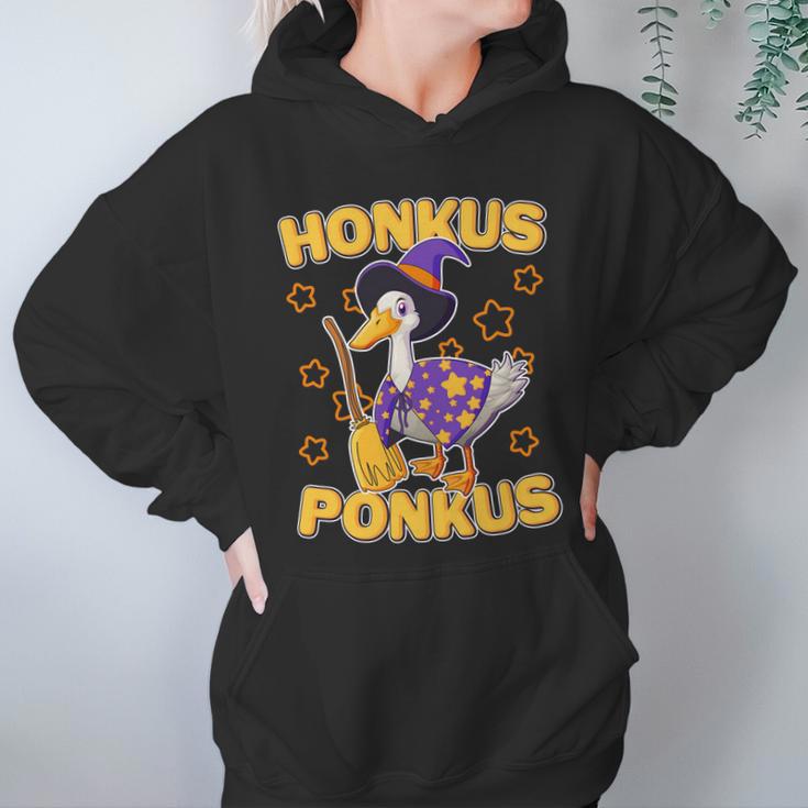 Funny Halloween Honkus Ponkus Duck Women Hoodie Gifts for Her