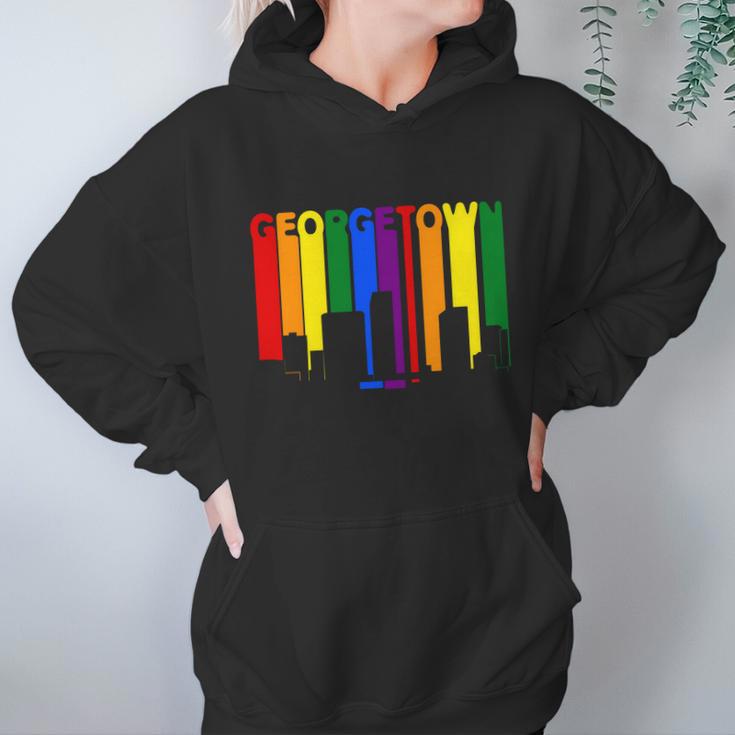 Georgetown Capital Country Lgbt Pride Rainbow Women Hoodie Gifts for Her