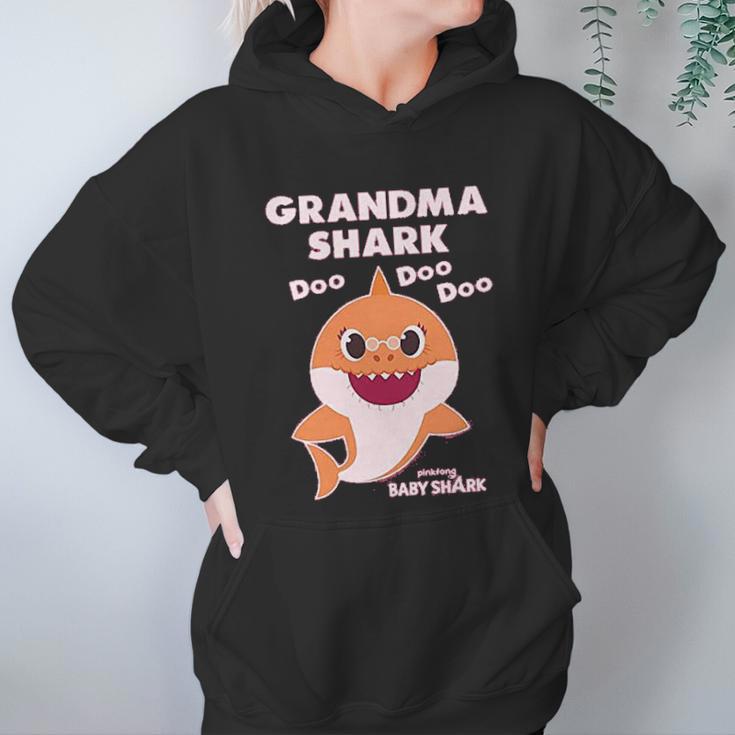 Grandma Shark Doo Doo Doo Baby Shark Nana Women Hoodie Gifts for Her