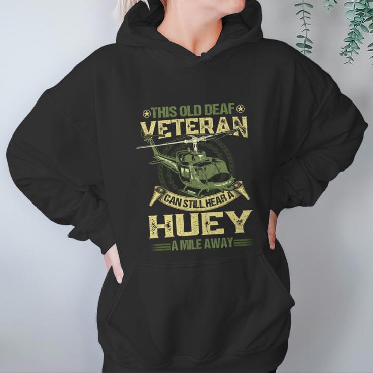 Hear A Huey A Mile Away Funny Gift Helicopter Pilot Vietnam Veteran Cute Gift Men Women T-Shirt Graphic Print Casual Unisex Tee Women Hoodie Gifts for Her