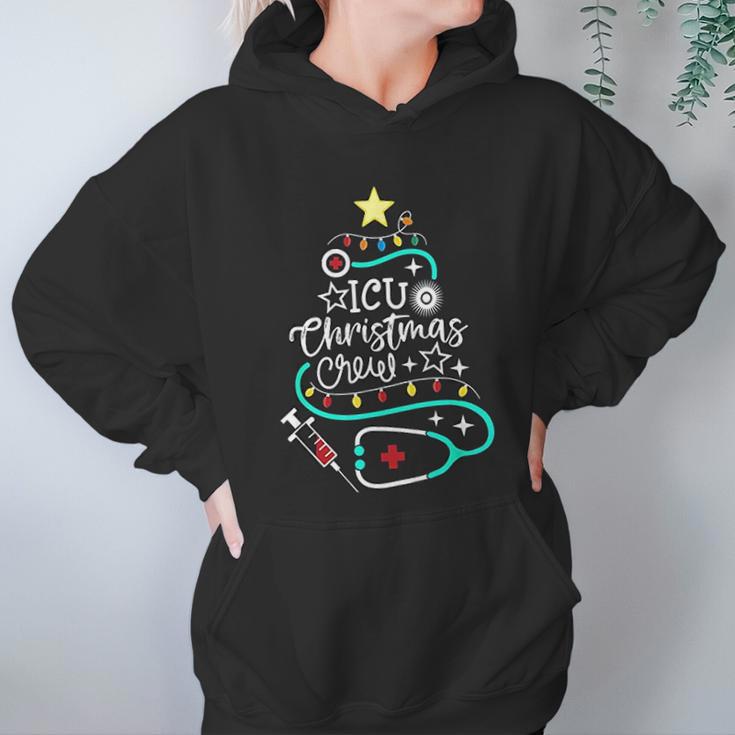 Icu Christmas Crew Intensive Care Women Hoodie Gifts for Her