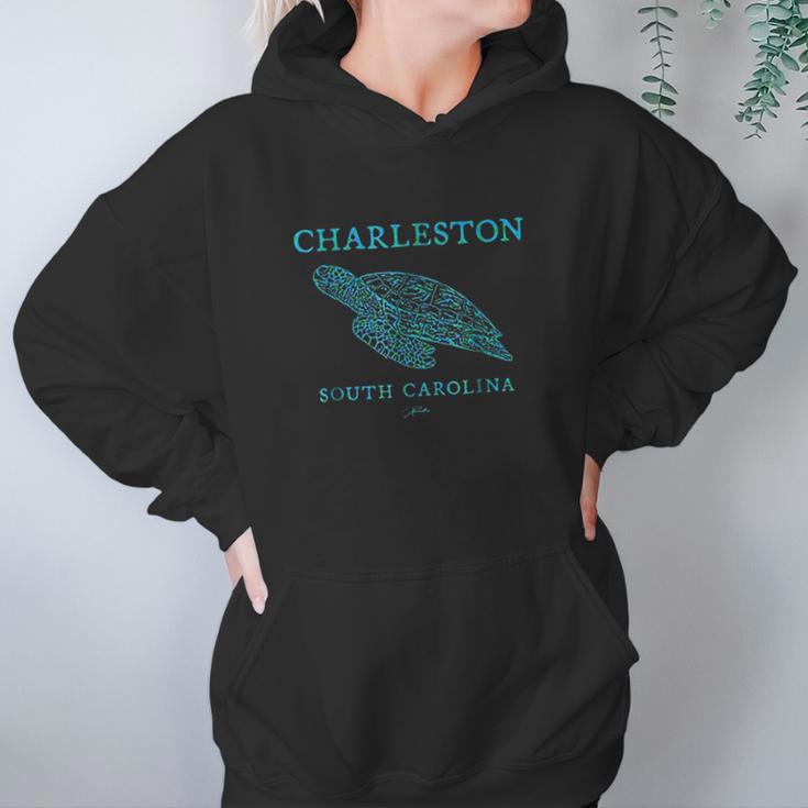 Jcombs Charleston Gliding Sea Turtle Women Hoodie Gifts for Her