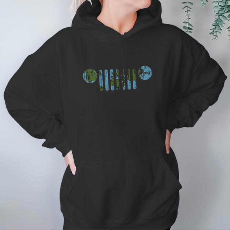 Womens Jeep Theres Only One Earth Jeep Grille Women Hoodie Gifts for Her