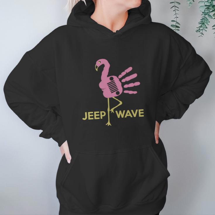 Jeep Wave Flamingo Women Hoodie Gifts for Her