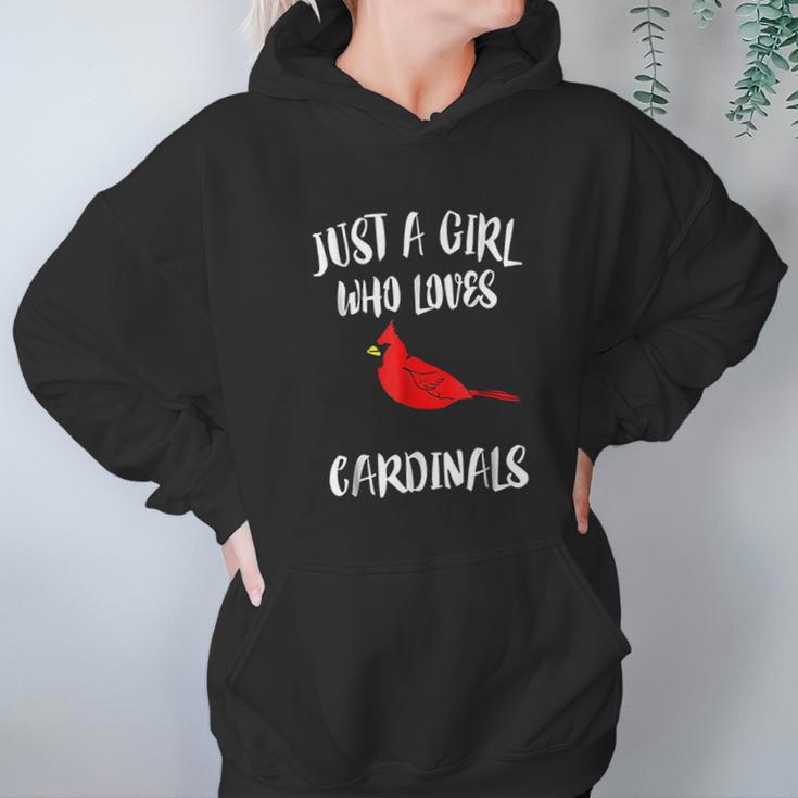 Just A Girl Who Loves Cardinals Women Hoodie Gifts for Her