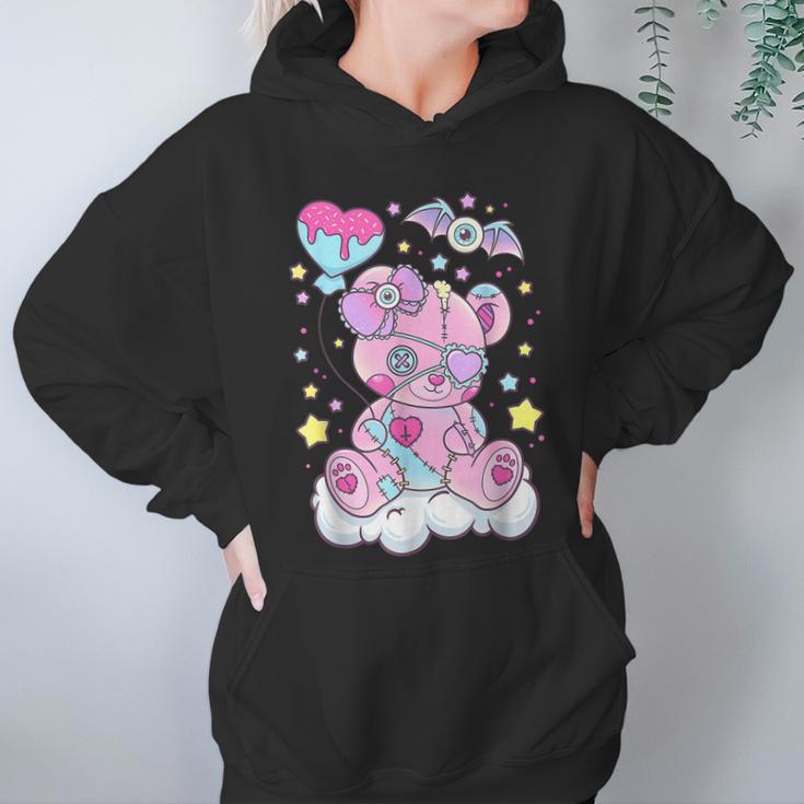 Kawaii Pastel Goth Cute Creepy Bear V2 Men Women T-Shirt Graphic Print Casual Unisex Tee Women Hoodie Gifts for Her