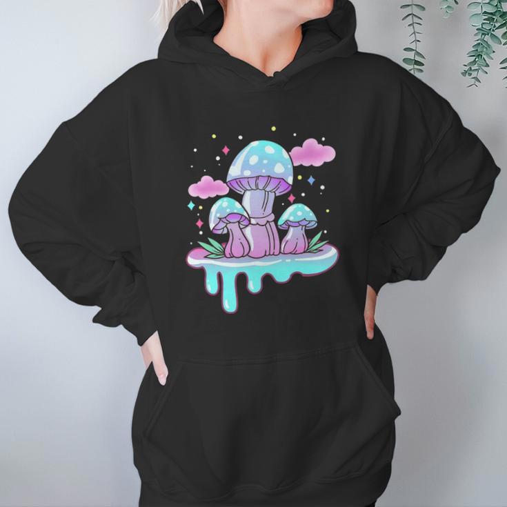 Kawaii Pastel Goth Mushrooms Women Hoodie Gifts for Her