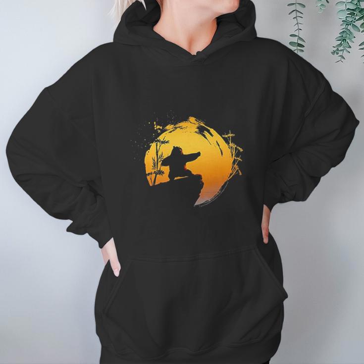 Kung Fu Panda Po Tai Chi Sunset Silhouette Women Hoodie Gifts for Her