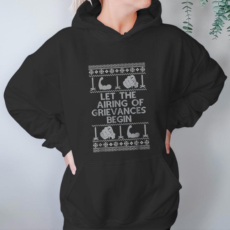 Let The Airing Of The Grievances Begin Non Christmas Women Hoodie Gifts for Her