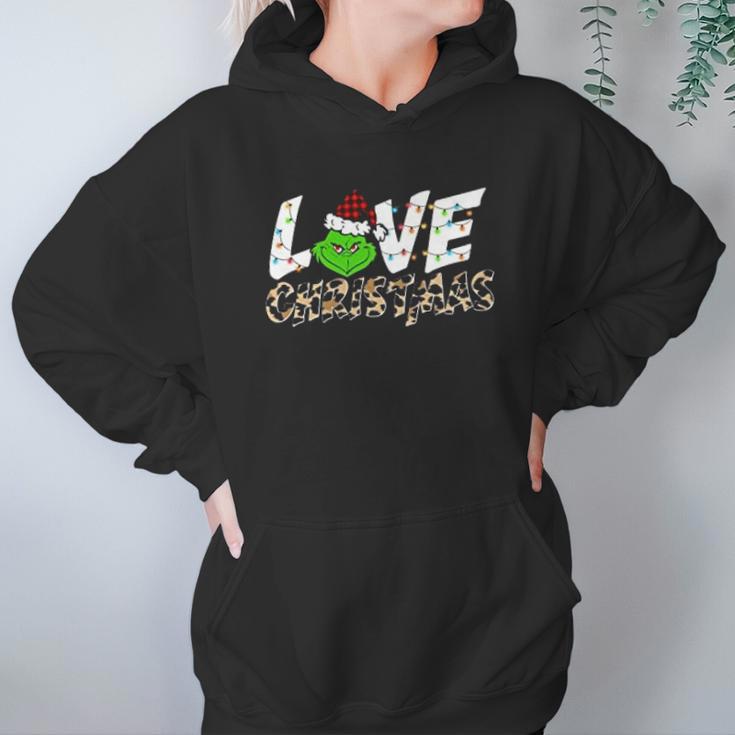 Love Christmas The Grinch Christmas Women Hoodie Gifts for Her