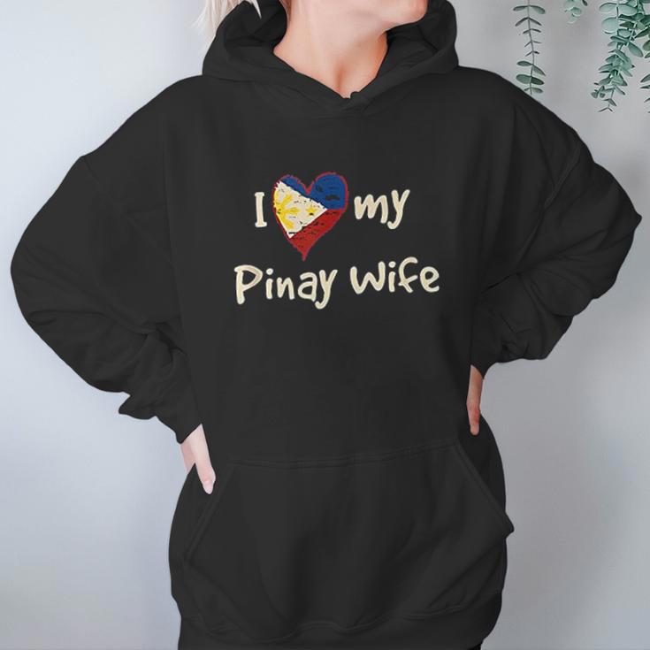 I Love My Pinay Wife Cute Filipina Philippines Pride Gift Women Hoodie Gifts for Her