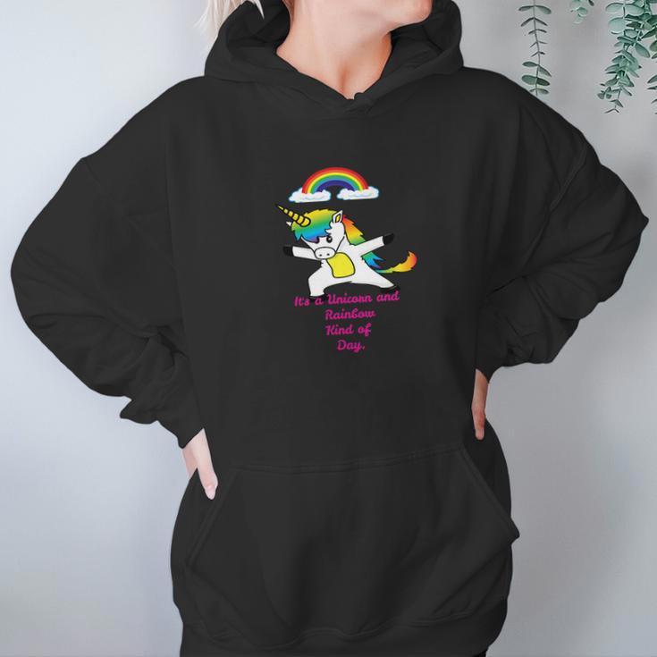 Lulu Bears Unicorn And Rainbow Kind Of Day Women Hoodie Gifts for Her