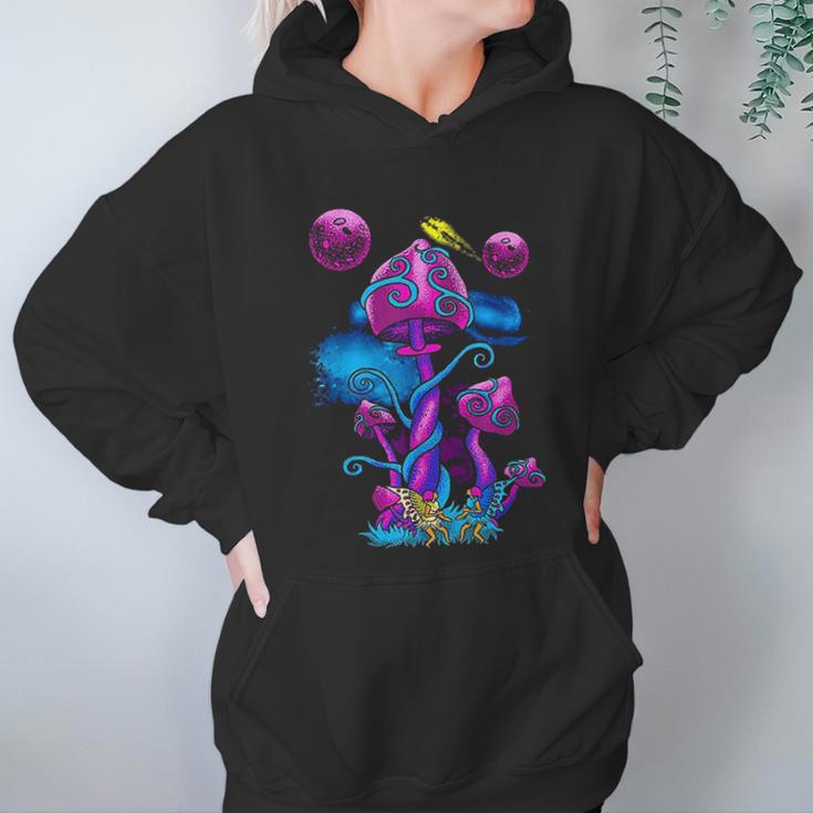 Magic Mushroom Psychedelic Trippy Lsd Art Perfect Gift Idea Women Hoodie Gifts for Her