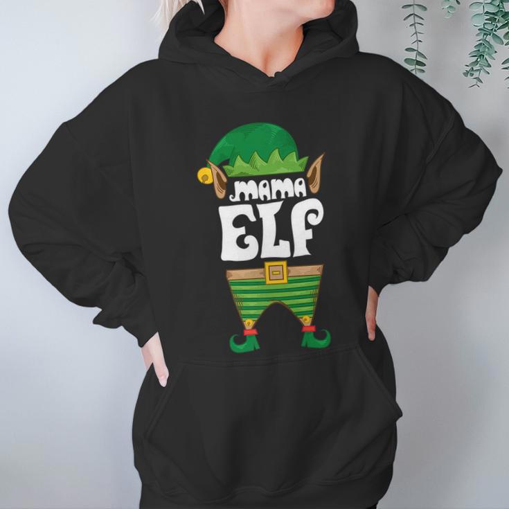 Mama Elf Christmas Mothers Day Goblin Lover Cute Gift Women Hoodie Gifts for Her