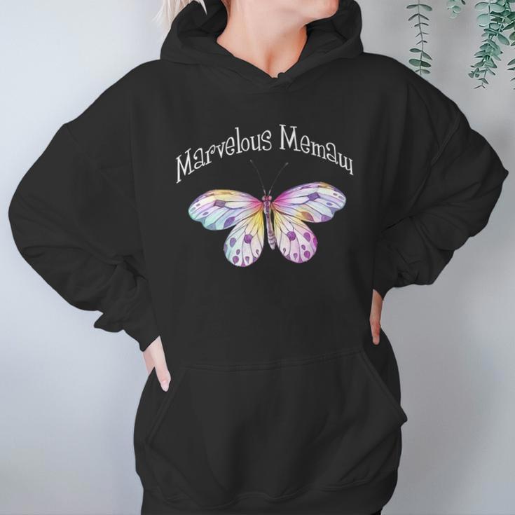 Memaw Marvelous Memaw Gifts Butterflys Women Hoodie Gifts for Her