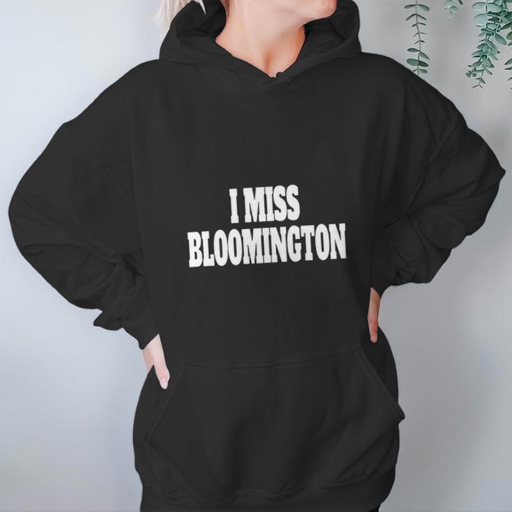 I Miss Bloomington Cream Crimson University Alumni T-Shirt Women Hoodie Gifts for Her