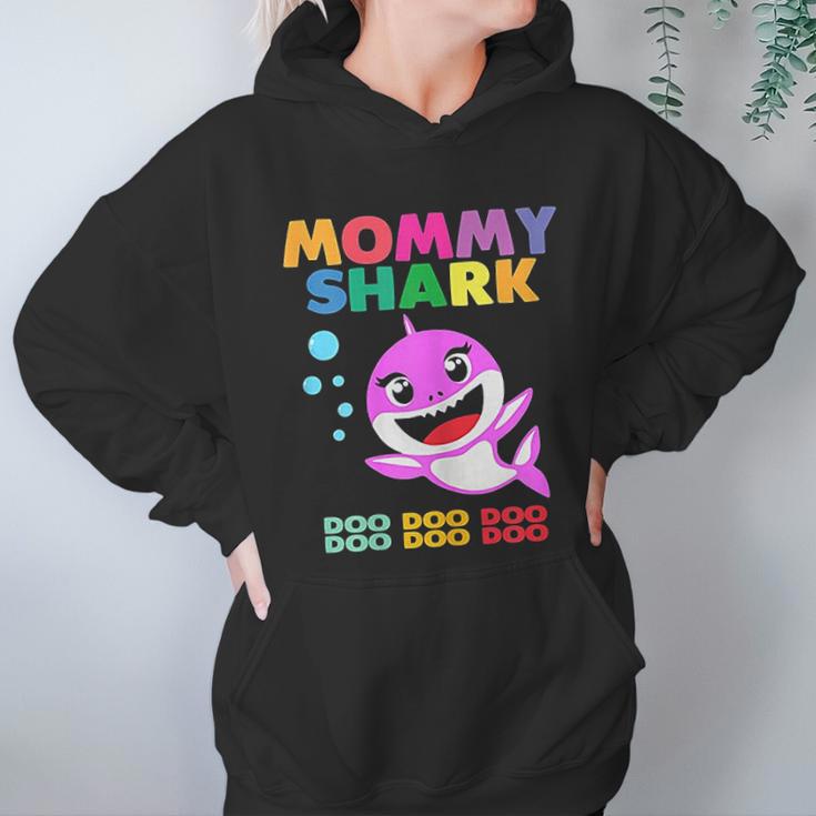 Mommy Shark Doo Doo Funny Kids Women Hoodie Gifts for Her