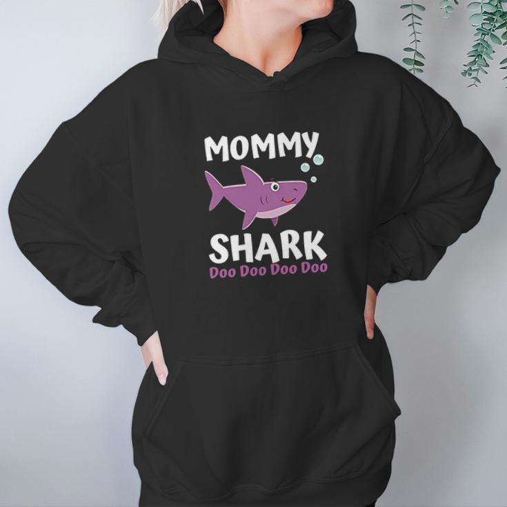 Mommy Shark Doo Doo Matching Family Shark Women Hoodie Gifts for Her