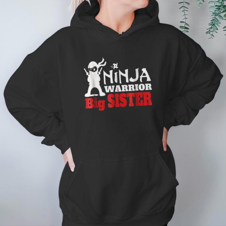 Ninja Warrior Big Sister Fun Family Women Hoodie Gifts for Her