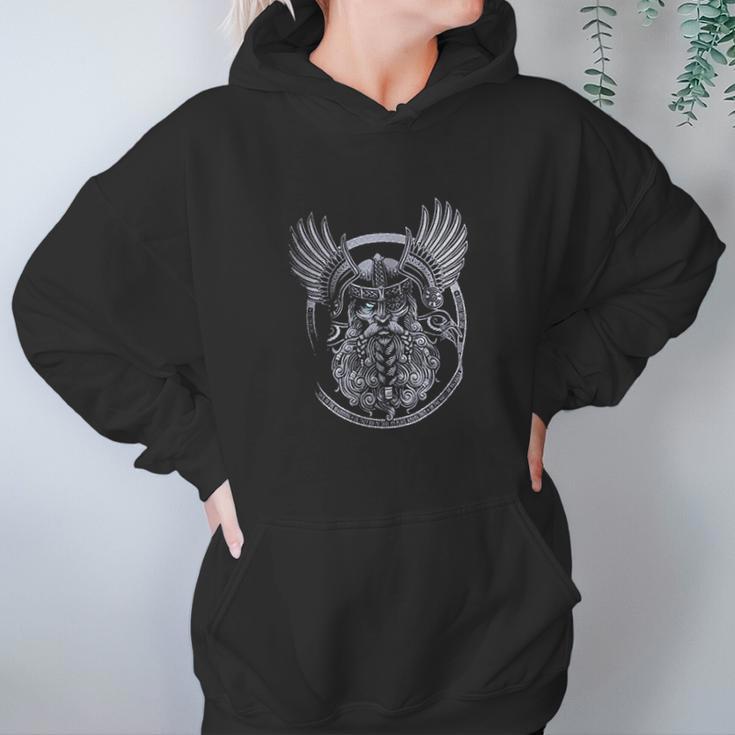 Odin Norse Mythology God Valkyrie Valhalla Viking Raven Nordic Thor Women Hoodie Gifts for Her