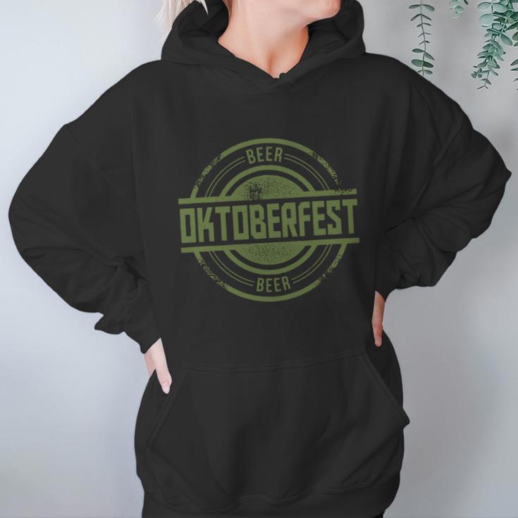 Oktoberfest Vintage Beer Logo Women Hoodie Gifts for Her