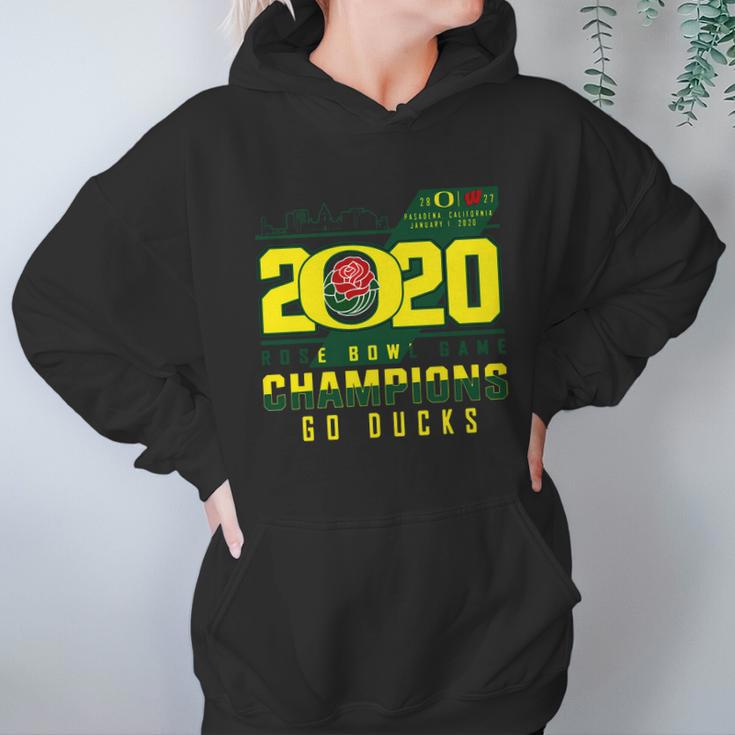 Oregon Ducks 2020 Rose Bowl Game Champions Goducks Shirt Women Hoodie Gifts for Her