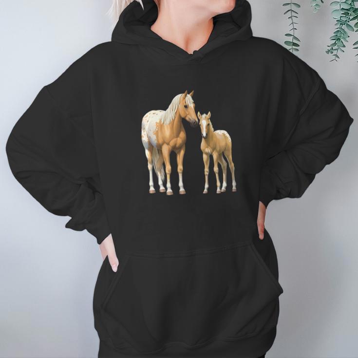 Palomino Appaloosa Horses Mare Cute Foal Women Hoodie Gifts for Her