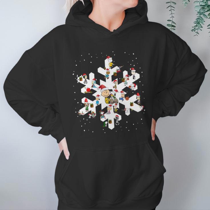 Peanuts Snowflakes Christmas Shirt Women Hoodie Gifts for Her