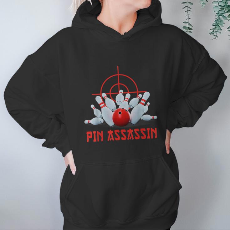 Pin Assassin Funny Bowling Women Hoodie Gifts for Her