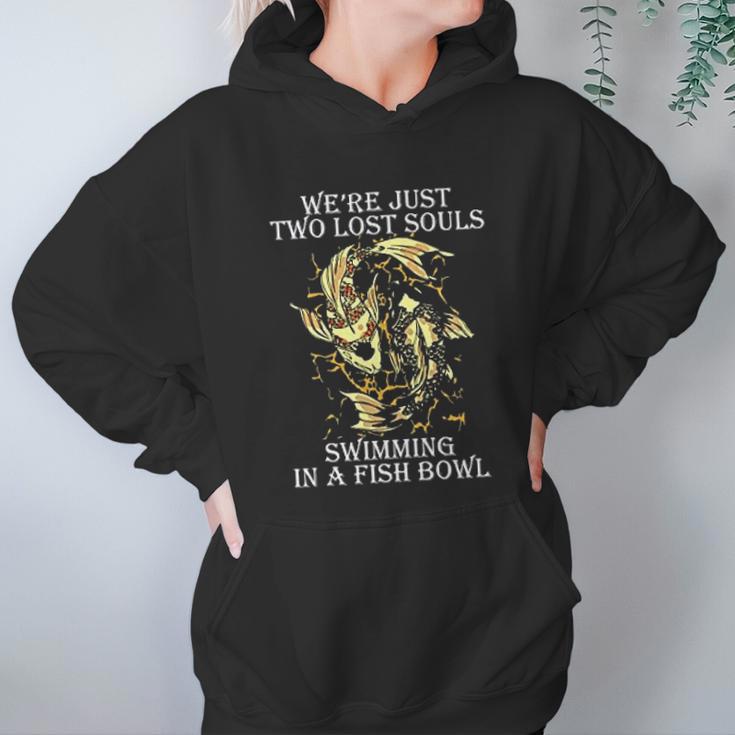 Were Pink Just Two Lost Souls Swimming In A Fish Bowl Floyd Women Hoodie Gifts for Her