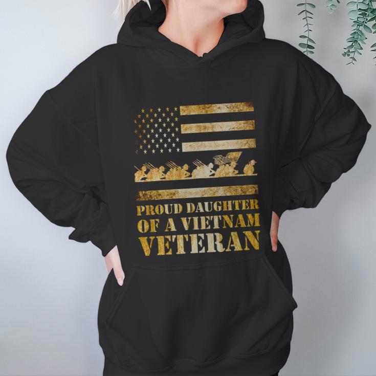 Proud Daughter Of A Vietnam Veteran Meaningful Gift Graphic Design Printed Casual Daily Basic Women Hoodie Gifts for Her