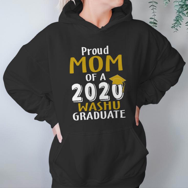 Proud Mom Of A 2020 Washu Washington University Graduate Women Hoodie Gifts for Her