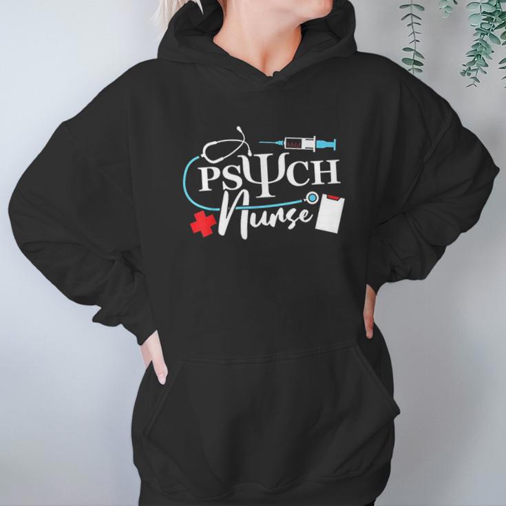 Psych Nurse Psychology Nursing Psychiatric Mental Health Women Hoodie Gifts for Her