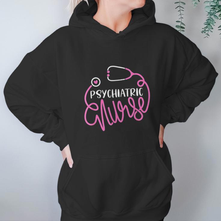 Psychiatric Nurse Cute Rn Mental Health Nursing Psych Nurse Women Hoodie Gifts for Her