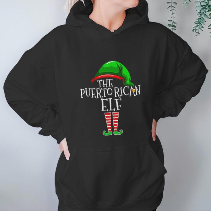 Puerto Rican Elf Family Matching Group Christmas Gift Women Hoodie Gifts for Her