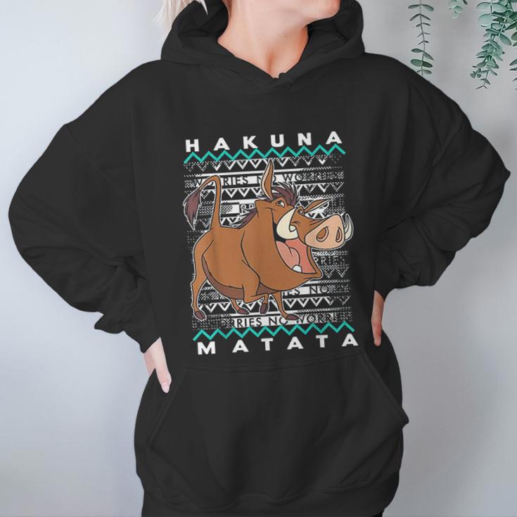 Pumba Ugly Christmas Graphic Women Hoodie Gifts for Her