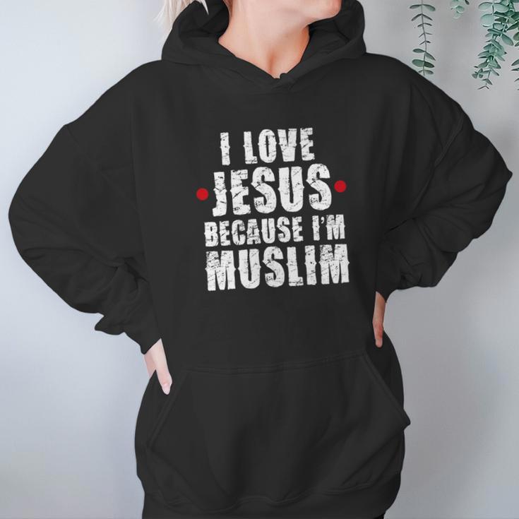 Ramadan Mubarak Quran I Love Jesus Muslim Gift Women Hoodie Gifts for Her