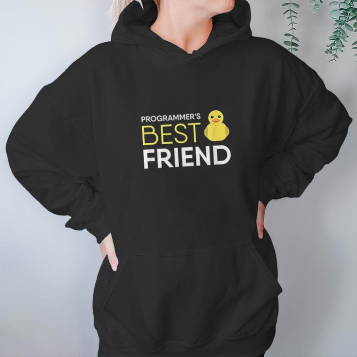 Rubber Duck Debugging Programmers Best Friend Funny Coder Women Hoodie Gifts for Her