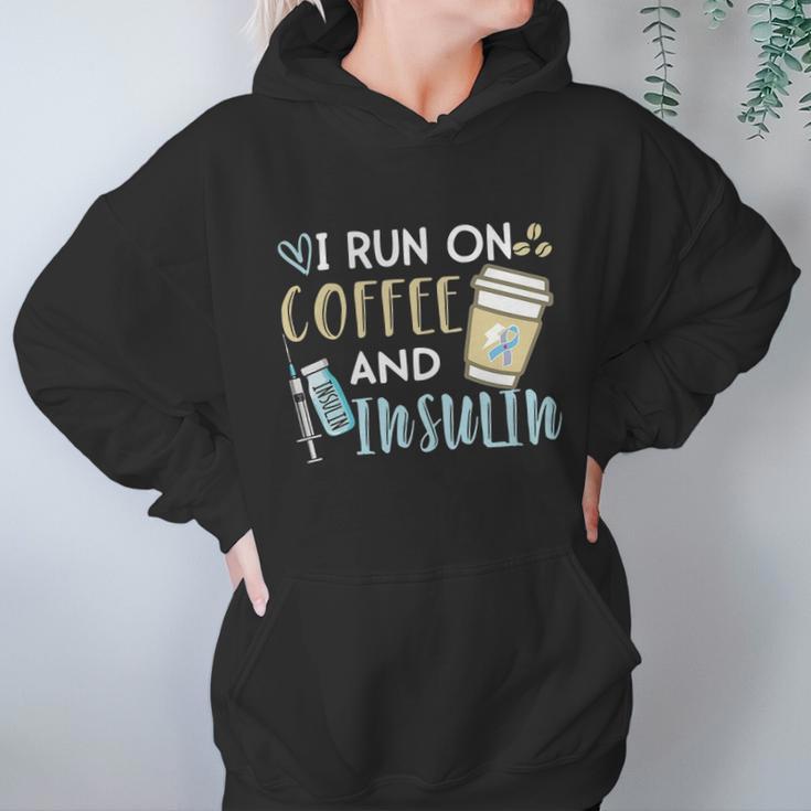 I Run On Coffee And Insulin Shirt Women Hoodie Gifts for Her